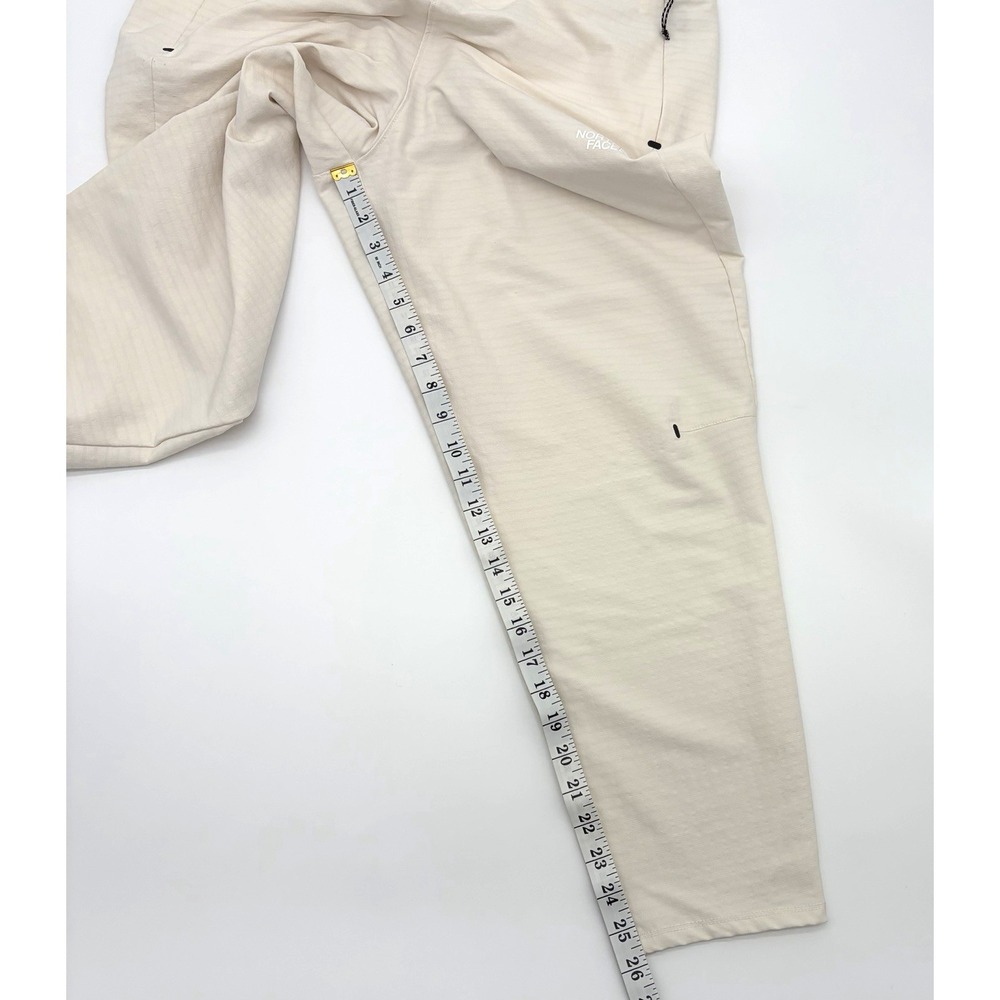 North Face Women's Tekware Grid Fleece Jogger Pants White Dune Size Large? - Picture 6 of 7